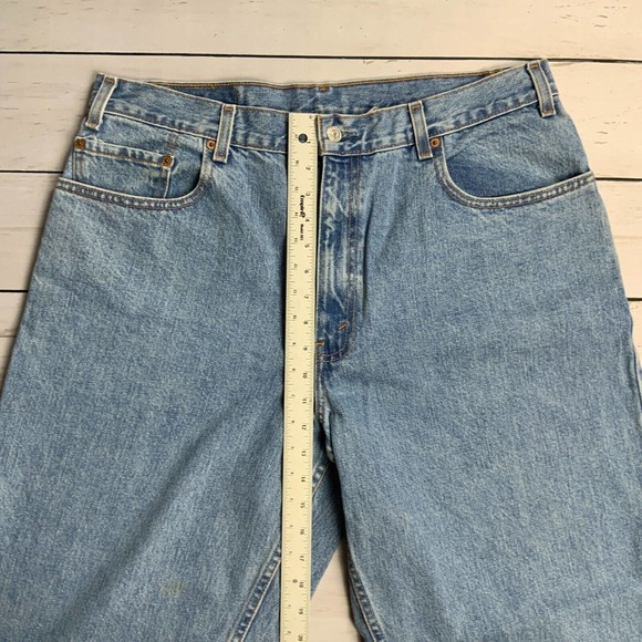 Vintage Levis 560 Jeans Mens 38 x 30 Blue Loose Baggy Relaxed Taper Denim Pants - Picture 9 of 11